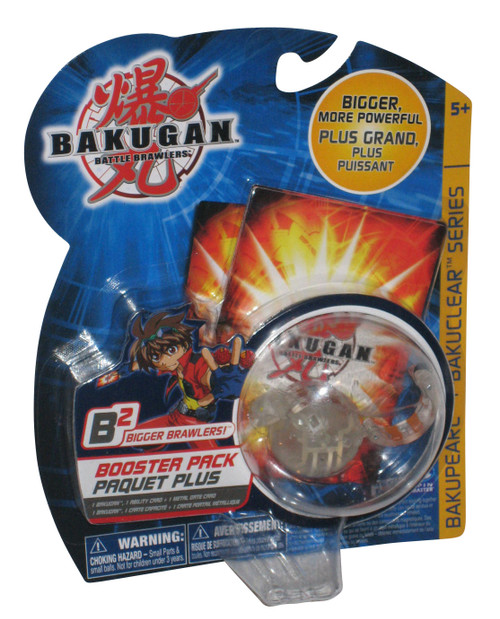 Bakugan Booster Pack & Metal Card B2 Bakupearl Bakuclear Spin Master Toy (B)