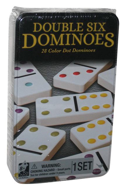 Double Six Dominoes Cardinal Game Set - (28 Color Dots)