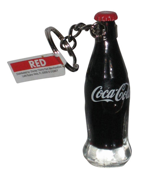 Disney Theme Park Coca Cola Coke Bottle Keychain