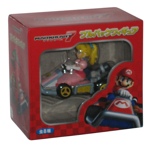 Nintendo Super Mario Kart 7 Princess Peach Pull Back N Go Car Racer Toy Figure Vehicle