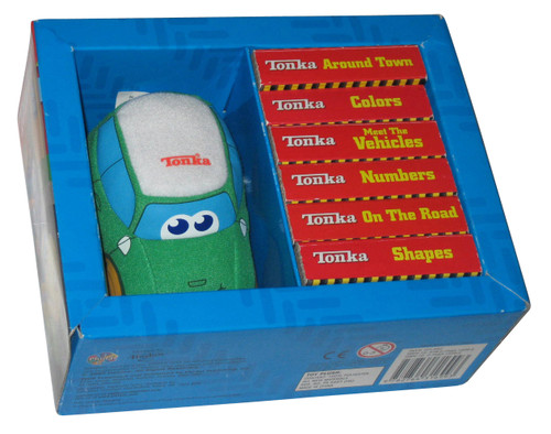 Tonka Book & Green (2009) Phidal Plush Toy Box Set - (6 Books)