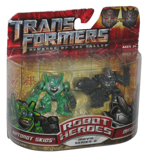 Transformers Movie Robot Heroes Megatron Vs. Autobot Skids Figure Set - (Revenge of The Fallen)