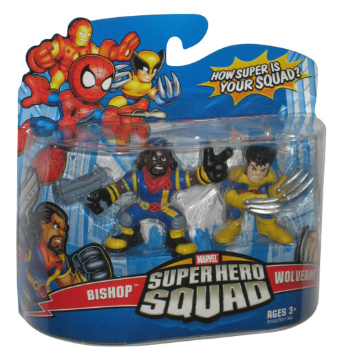 Marvel Super Hero Squad Wolverine & Bishop Figure Set 2-Pack