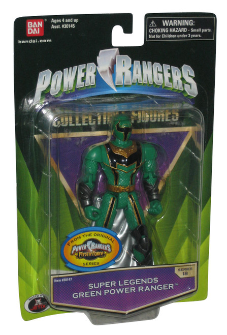 Power Rangers Mystic Force Super Legends Dragon Force Green Figure - (2008) Series 18 Bandai