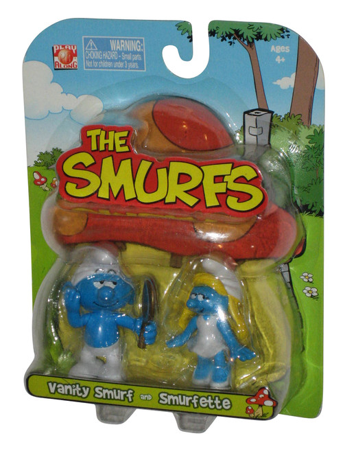 The Smurfs Vanity Smurf & Smurfette Jakks Pacific Figure Pack Set