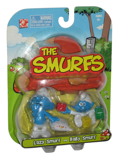 The Smurfs Lazy & Baby Smurf Jakks Pacific Figure Pack Set