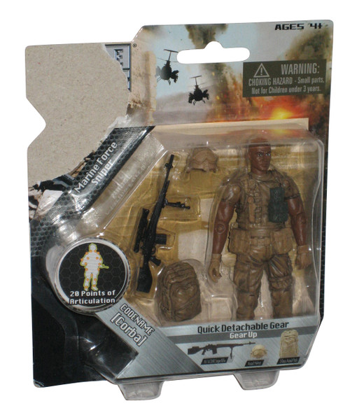 Elite Force Marine Sniper Corba Blue Box Toys Action Figure