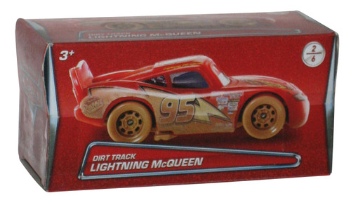 Disney Pixar Cars Movie Dirt Track Lightning McQueen Toy Car