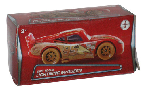 Disney Pixar Cars Movie Dirt Track Lightning McQueen Boxed Toy Car