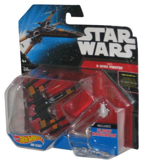 Star Wars The Force Awakens Hot Wheels Poe's X-Wing Fighter Toy - (Open Wings) - (Damaged Packaging)