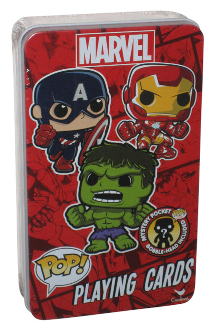 Marvel Comics POP! Figure & Cardinal Playing Cards In Collectible Tin