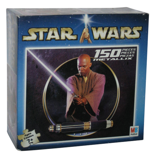 Star Wars Metallix Mace Windu Milton Bradley 150pc Puzzle