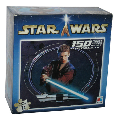 Star Wars Metallix Anakin Skywalker Milton Bradley 150pc Puzzle