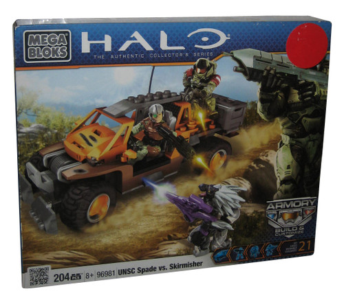 Halo UNSC Spade vs. Skirmisher Mega Bloks Building Toy Set 96981