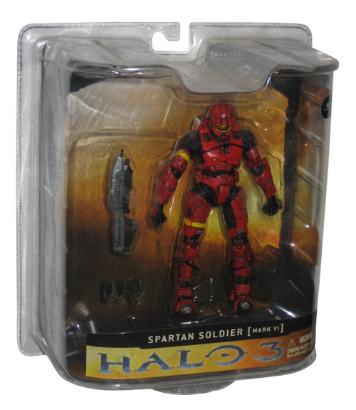 Halo 3 Spartan Soldier Mark VI Armor (Red) McFarlane Toys Series 1 Figure