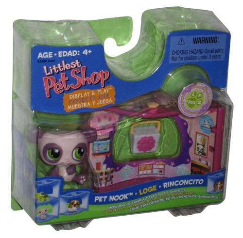 Littlest Pet Shop Panda Chinese Take Away Toy Figure w/ Stackable Nook #353