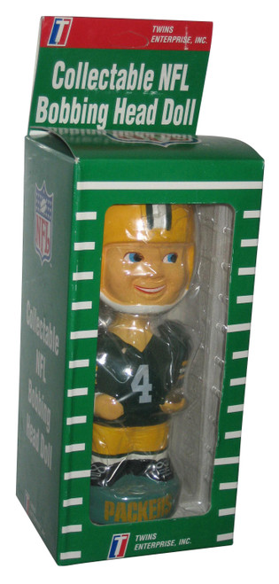 NFL Football Green Bay Packers Brett Farve Bobblehead Bobbing Head Doll Figure