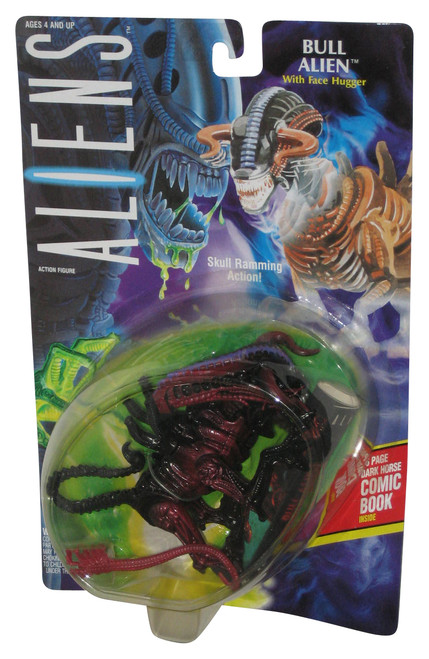 Aliens Bull Alien (1992) Kenner Action Figure w/ Comic Book