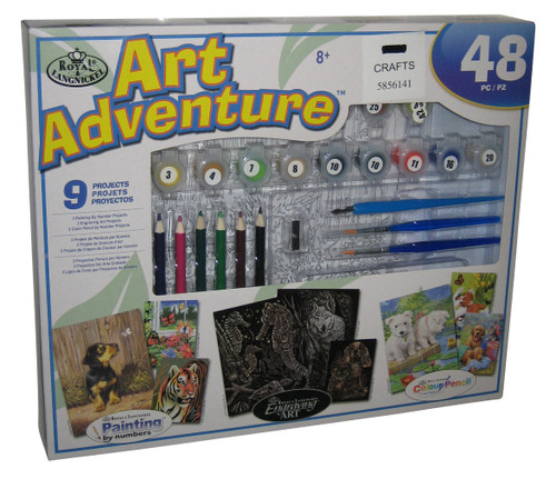 Art Adventure Royal Brush Painting By Numbers Art Set