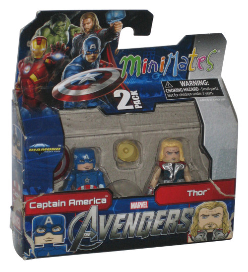 Marvel Minimates Captain America & Thor Figure Set