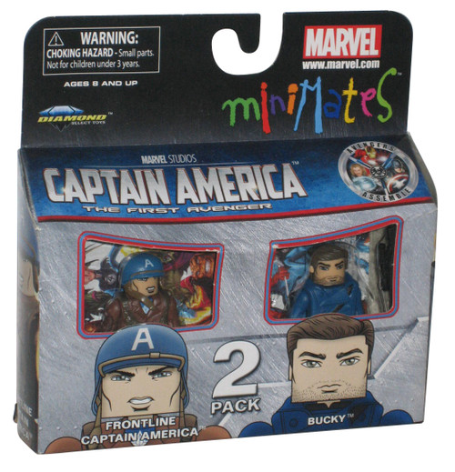Marvel Minimates Frontline Captain America & Bucky Figure Set