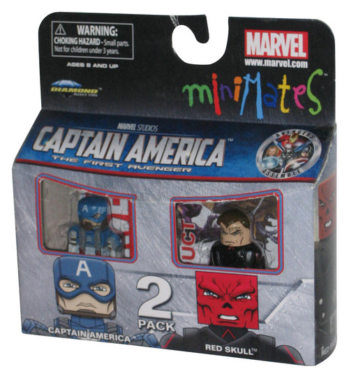 Marvel Comics Captain America & Red Skull Minimates Figure Set