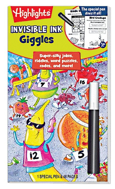 Highlights Invisible Ink Giggles Game Book w/ Pen