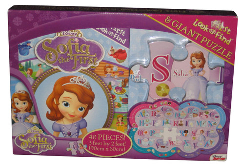 Disney Jr. Sofia The First My First Look & Find Book and Shaped Puzzle