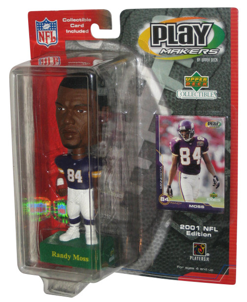 NFL Football Randy Moss Play Makers Bobblehead Upper Deck Figure