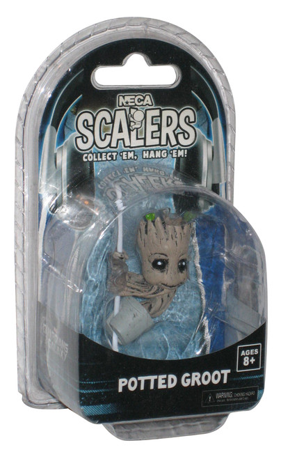 Marvel Guardians of The Galaxy NECA Scalers 2 Inch Potted Groot Figure