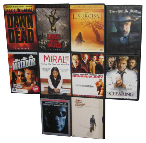 Action / Thriller DVD Lot - 10 DVDs - (Dawn of The Dead / Exorcist / Terminator 3 / Mirai, etc.)