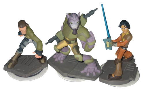 Disney Infinity 3.0 Star Wars Rebels Figure Toy Set - (3pc Lot)