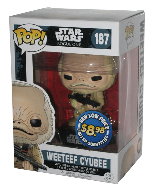 Star Wars Rogue One Weeteef Cyubee Funko POP! Vinyl Figure 187