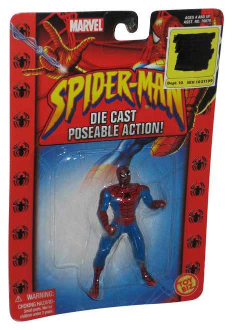 Marvel Spider-Man Toy Biz Die-Cast Poseable Action Figure