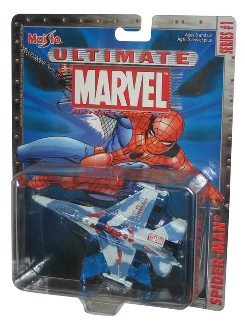 Marvel Spider-Man Ultimate Maisto F-16 Fighting Falcon Fighter Aircraft Toy