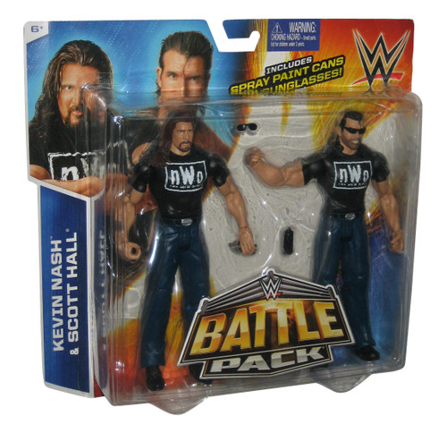 WWE The Outsiders Kevin Nash & Scott Hall Battle Pack Mattel Figure Set