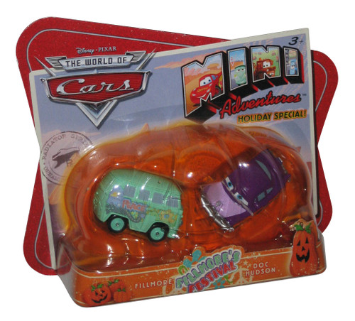 Disney Cars Mini Adventures Fillmore's Festival Doc Hudson Toy Car Set