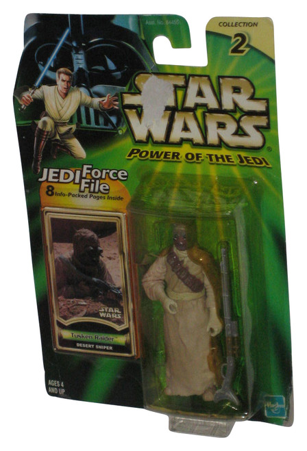 Star Wars Power of The Jedi (2000) Hasbro Tusken Raider Green Card Figure