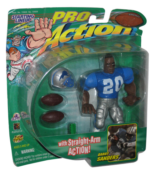 NFL Football Starting Lineup Pro Action Detroit Lions Barry Sanders Figure #20
