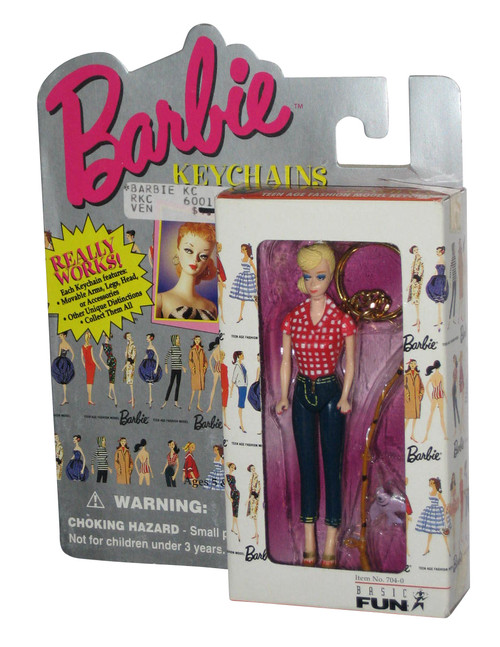 Barbie Fishing (1996) Basic Fun Really Works Keychain