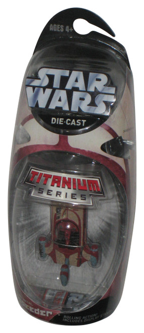 Star Wars Titanium Series (2005) Landspeeder Die-Cast Metal Toy w/ Rolling Action