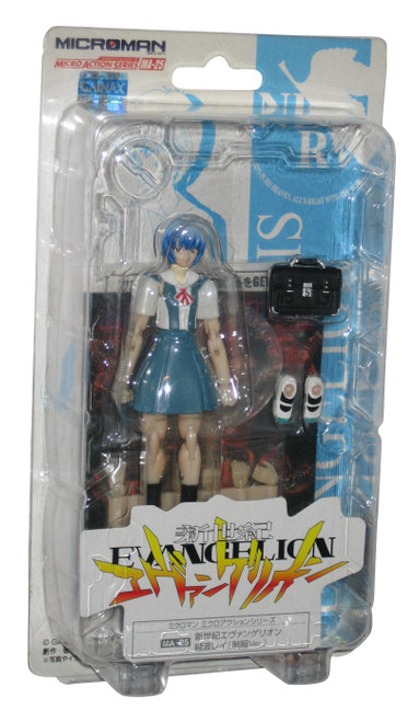 Evangelion Rei Ayanami Scool Girl Outfit Takara Microman Figure MA-25