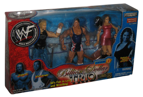 WWF Billion Dollar Trio Wrestlemania X8 WWE Figure Set - (Triple H / Kurt Angle / Stephanie Helmsley)