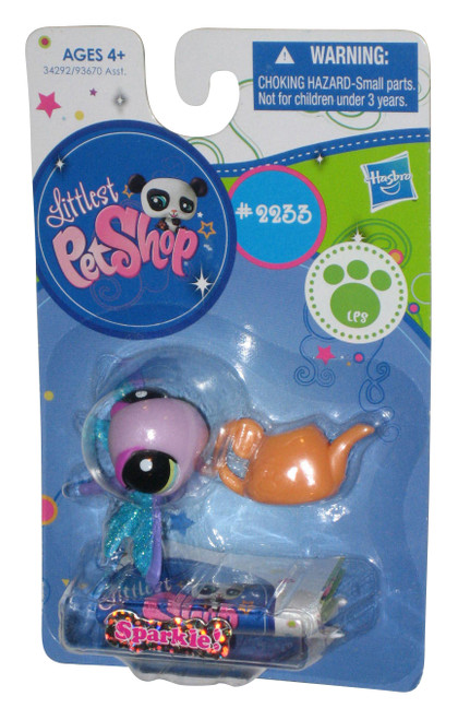 Littlest Pet Shop Sparkle Purple & Blue Dragonfly Hasbro Figure #2233