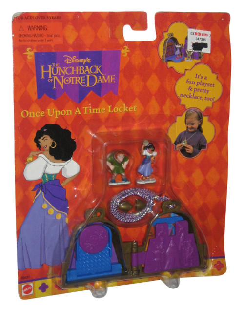 Disney Hunchback of Notre Dame Once Upon a Time Locket Mattel Toy Mini Figure Set