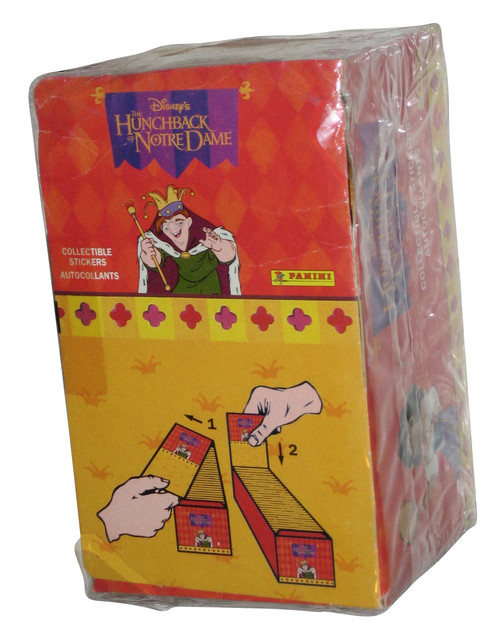 Disney The Hunchback of Notre Dame Baio Italy Panini Album Sticker Box - (100 Packs)