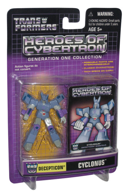 Transformers Heroes of Cybertron G1 Decepticon Cyclonus Figure