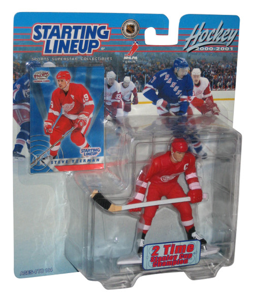 NHL Hockey Steve Yzerman Red Wings (2000-2001) Starting Lineup Kenner Figure