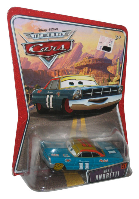 Disney World of Cars Movie Mario Andretti Toy Car #22