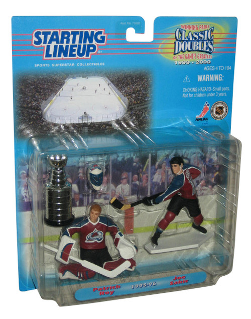 NHL Hockey Starting Lineup Patrick Roy & Joe Sakic 1999-2000 Classic Doubles Figure Set